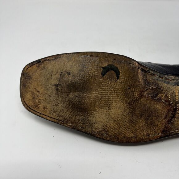 VINTAGE LUXURY PRADA BUSINESS LOAFER SHOES 2D0025 BLACK LEATHER US 9 - Picture 11 of 16